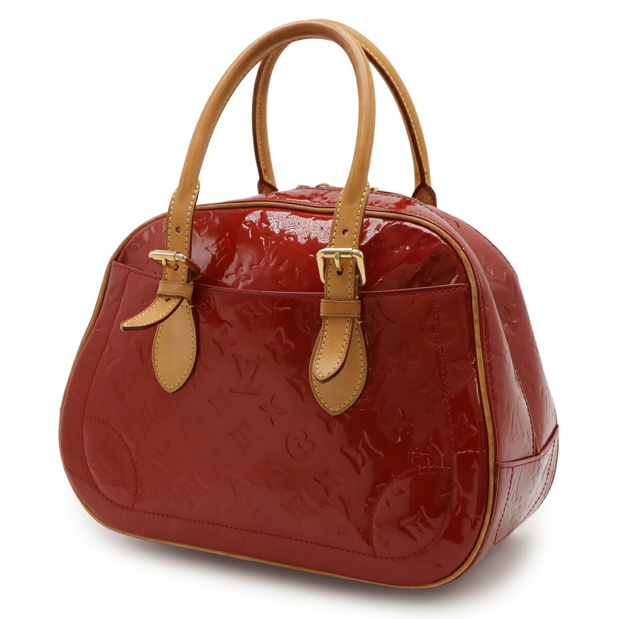 Louis Vuitton Monogram Vernis Pomme D'amour Handbag Tote Bag