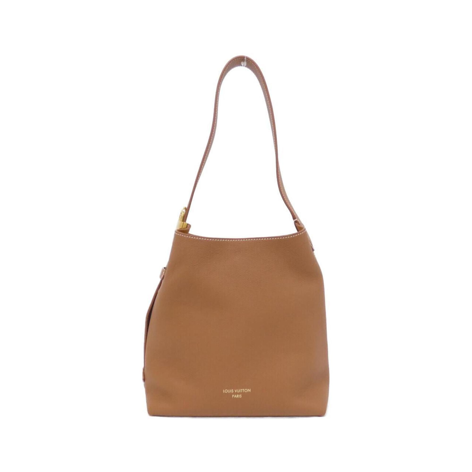 Louis Vuitton Cognac Leather Shoulder Bag