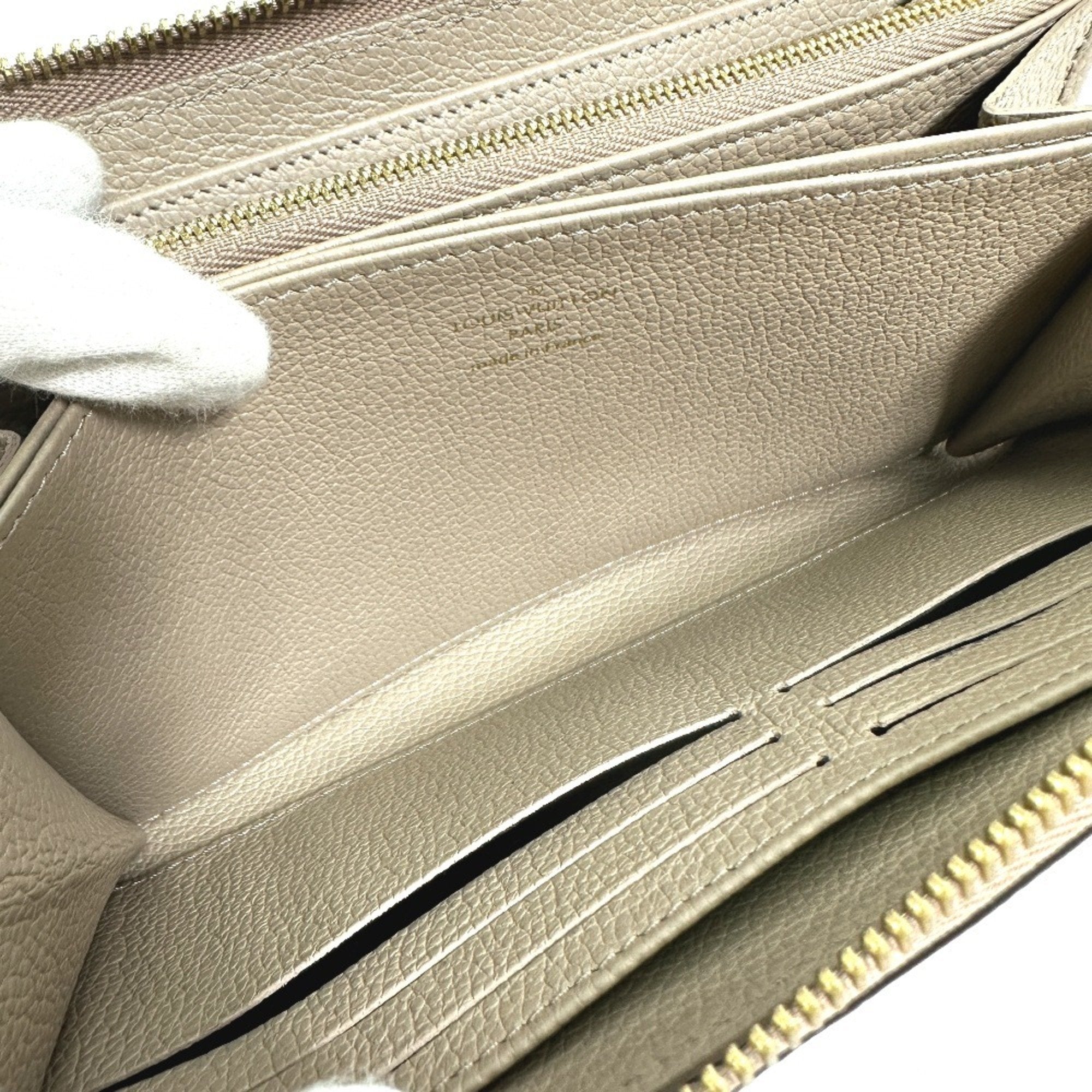 Louis Vuitton Monogram Empreinte Beige Tourterelle Monogram Empreinte Long Wallet