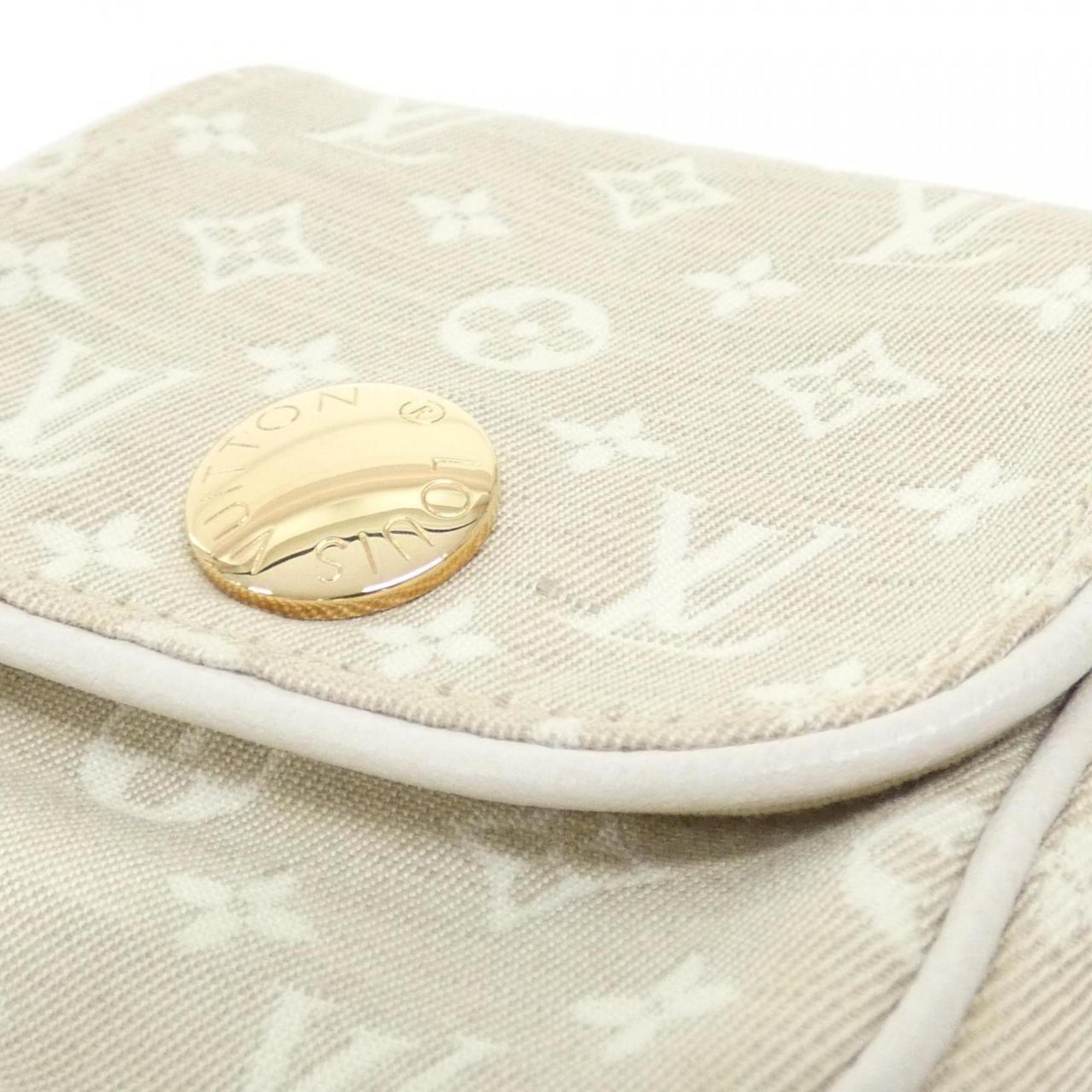 Louis Vuitton Ivory Canvas Handbag Pochette