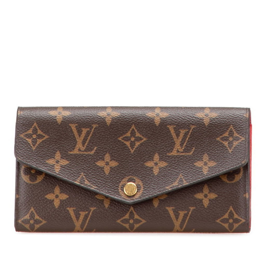 Louis Vuitton Monogram Brown Pvc Leather Long Wallet