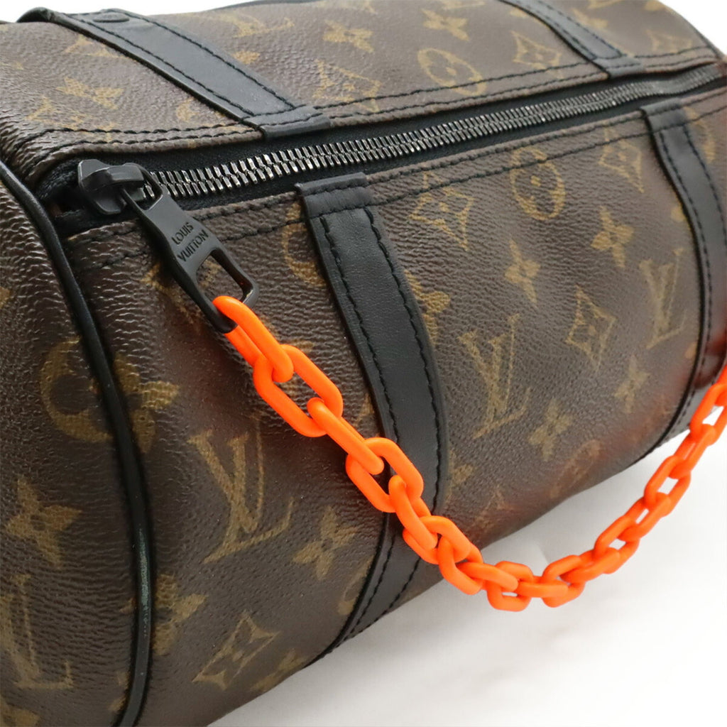 Louis Vuitton Black Brown Monogram Orange Monogram Shoulder Bag