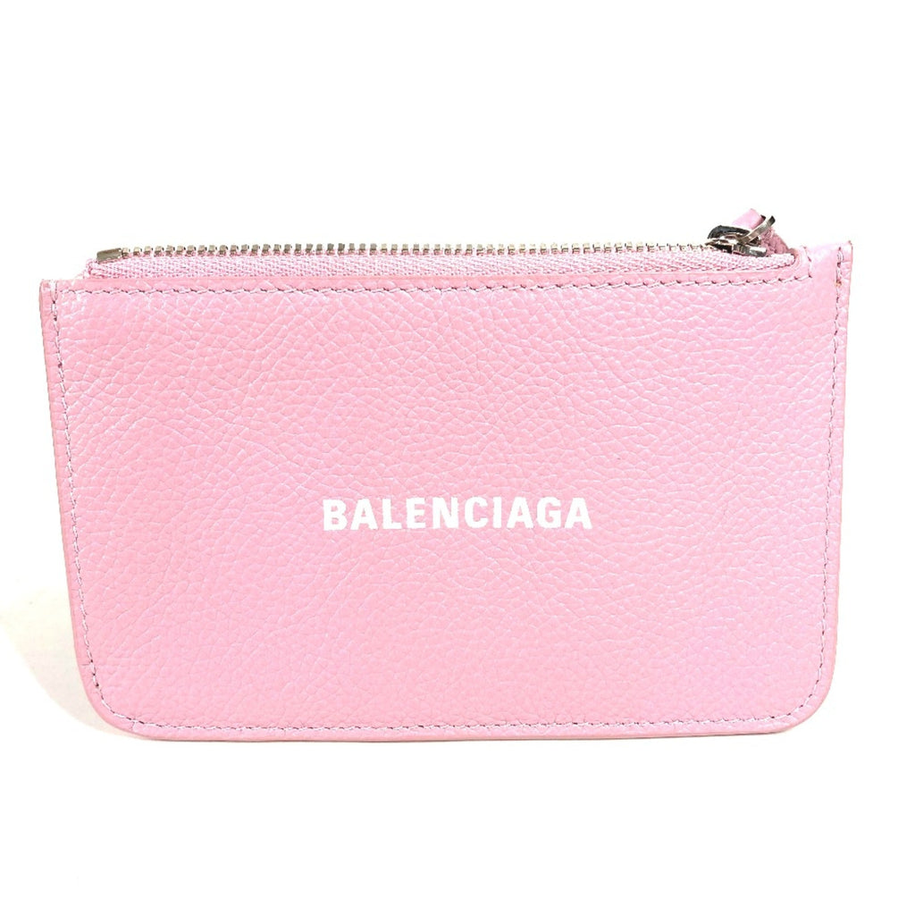 Balenciaga Pink Leather Coin Purse/Coin Case
