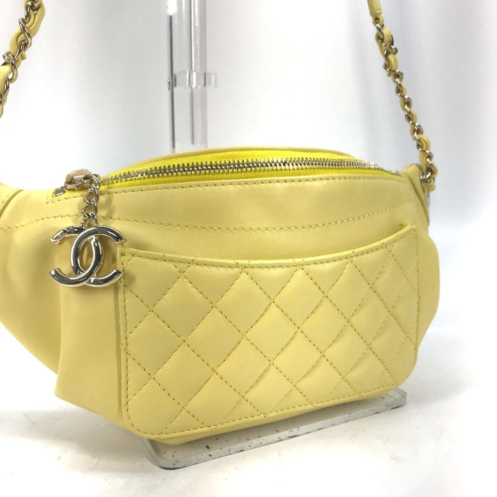 Chanel Yellow Leather Other