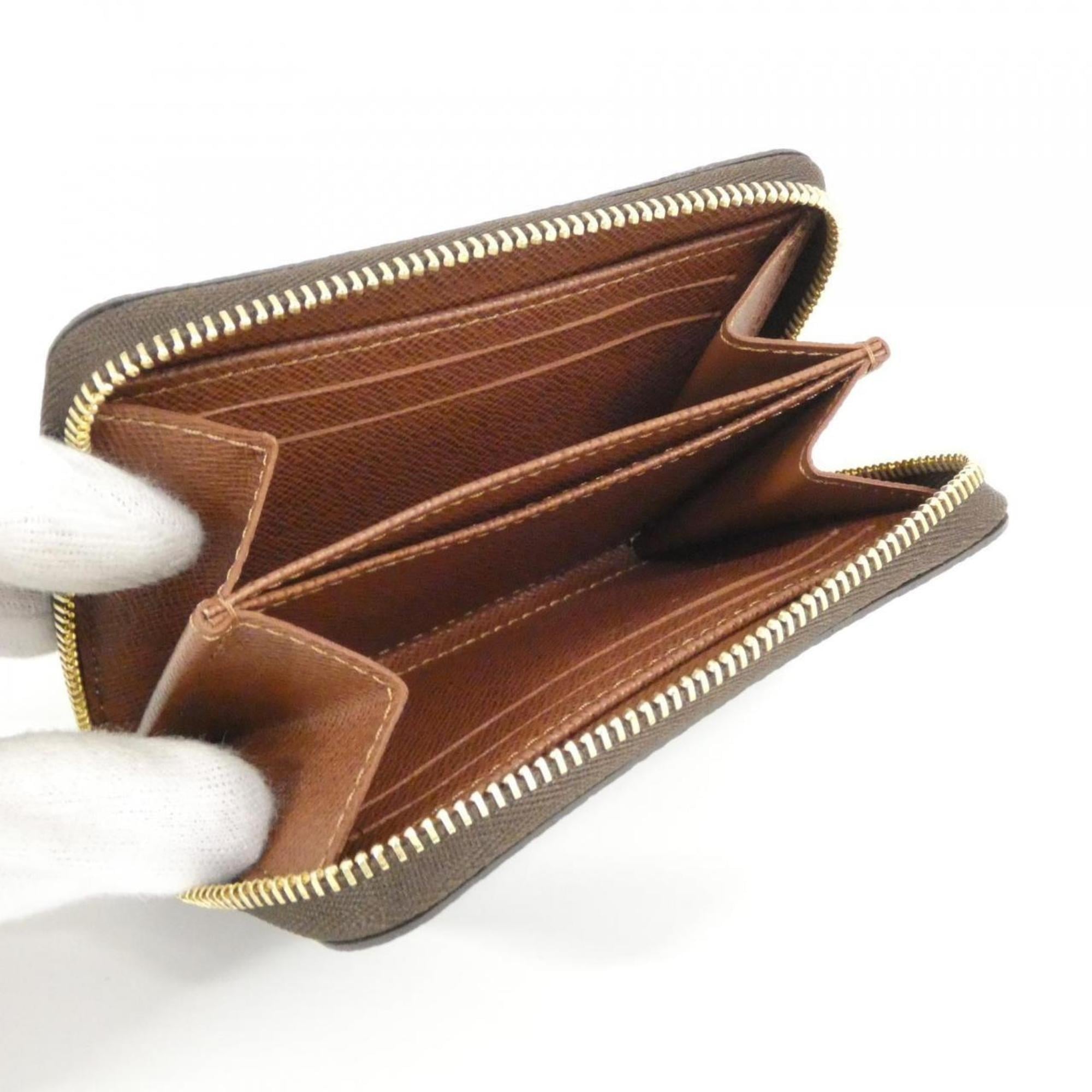 Louis Vuitton Brown Coated Canvas Coin Purse/Coin Case