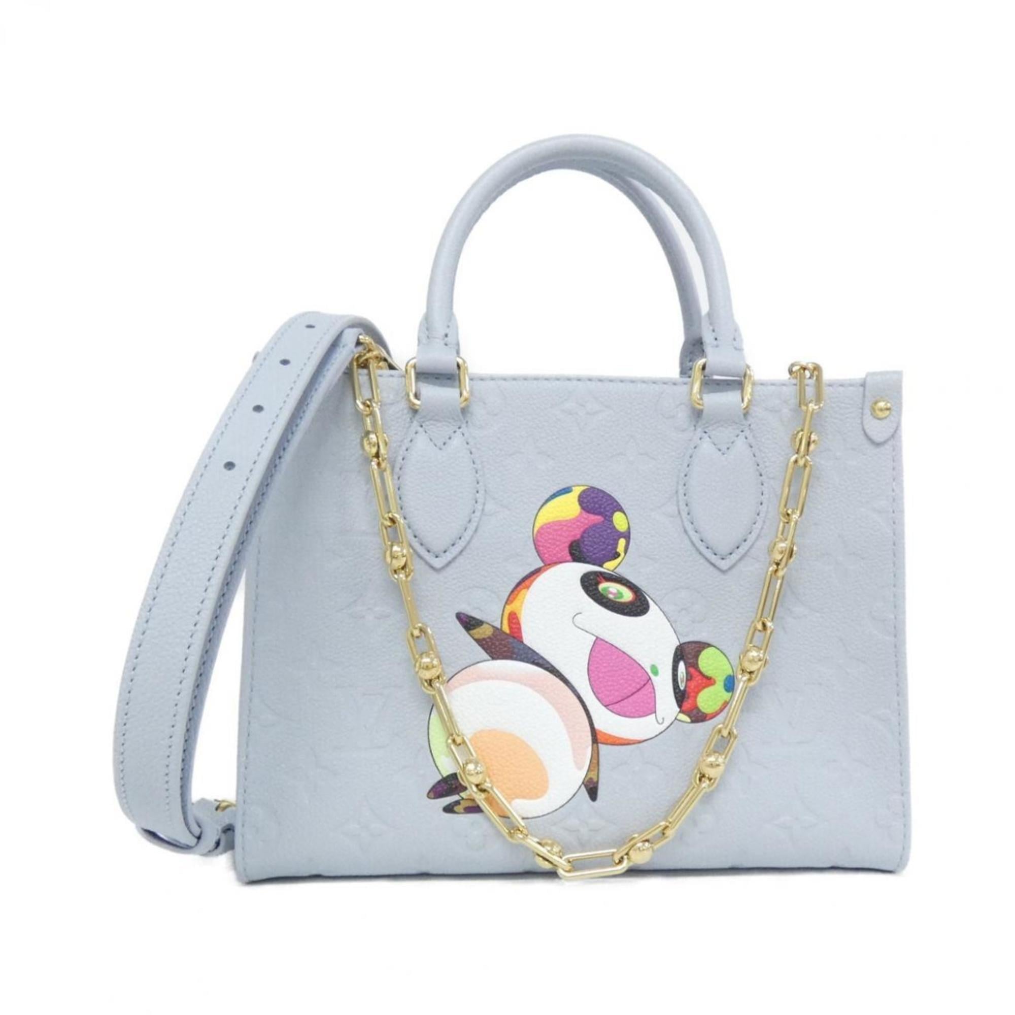 Louis Vuitton Blue Leather Handbag
