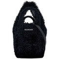 Balenciaga Black Polyester Leather Shoulder