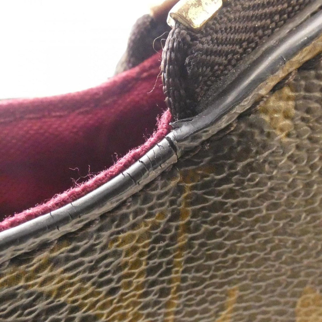 Louis Vuitton Marron Coated Canvas Handbag