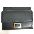 Fendi Black Leather Coin Purse/Coin Case