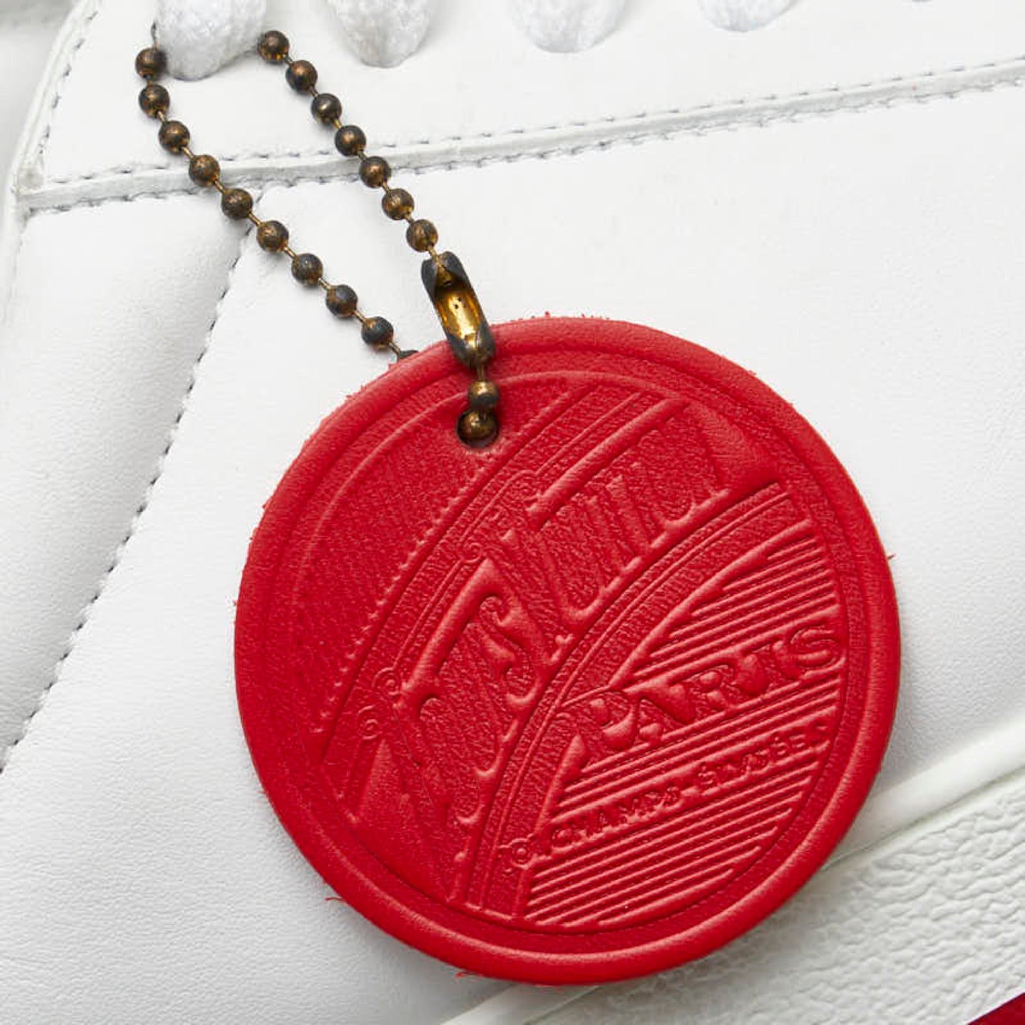 Louis Vuitton Red Color White Sneakers