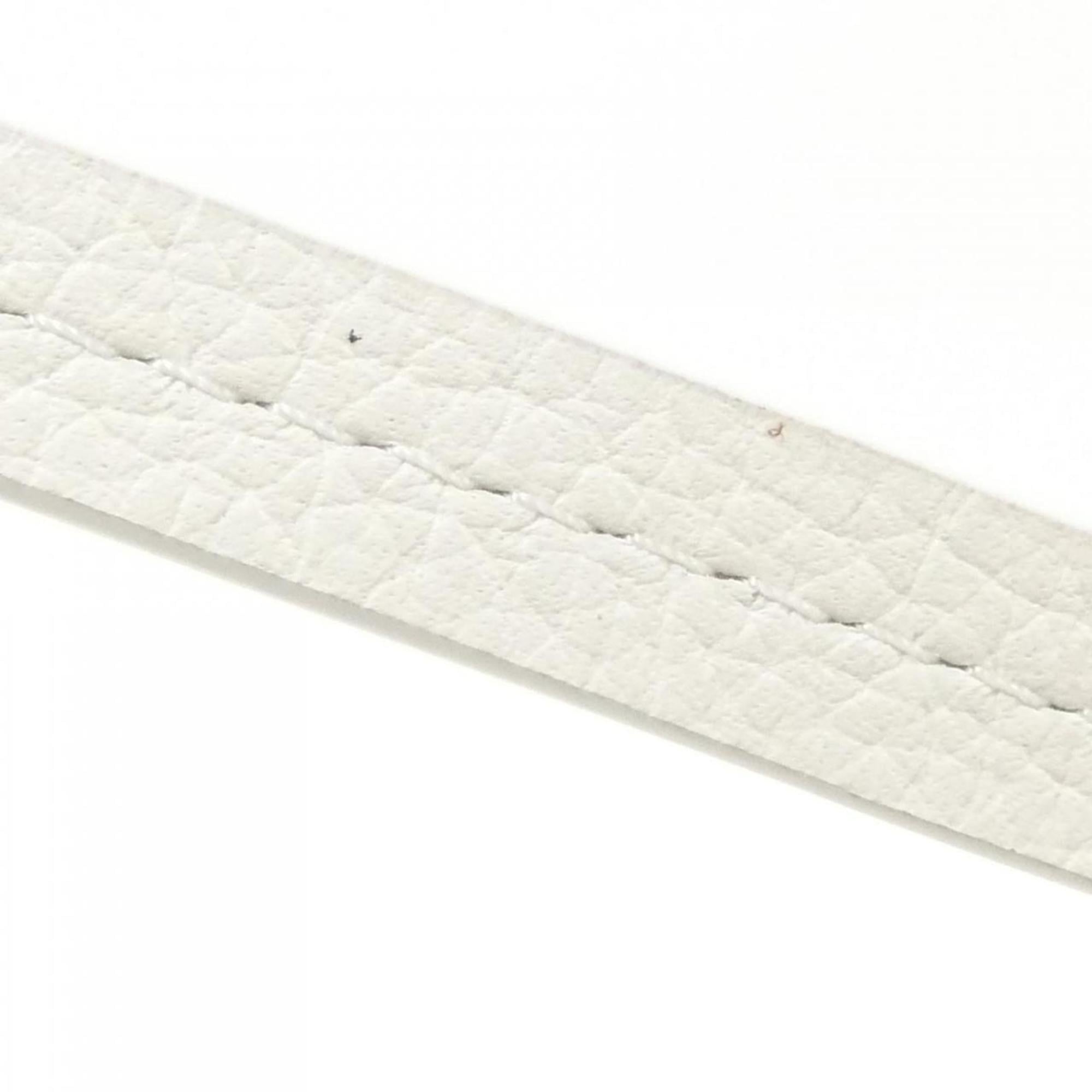 Louis Vuitton Mahina White Leather Handbag