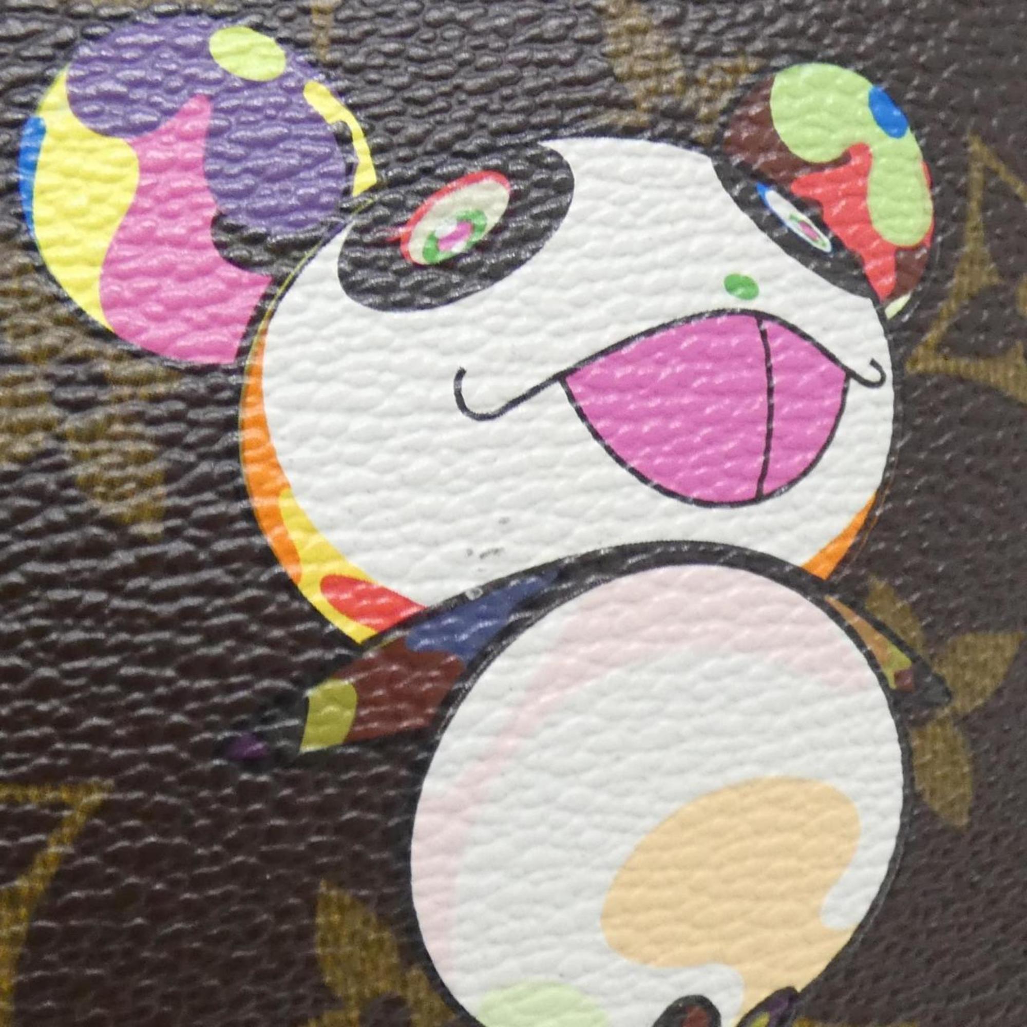 Louis Vuitton Brown Monogram Panda Coated Canvas Pochette Pouch