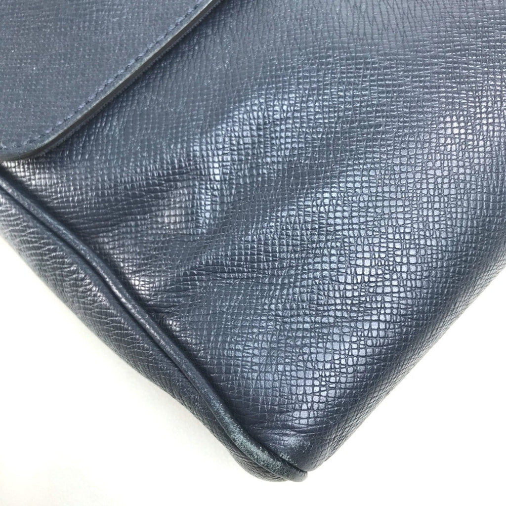 Louis Vuitton Navy Leather Shoulder Bag
