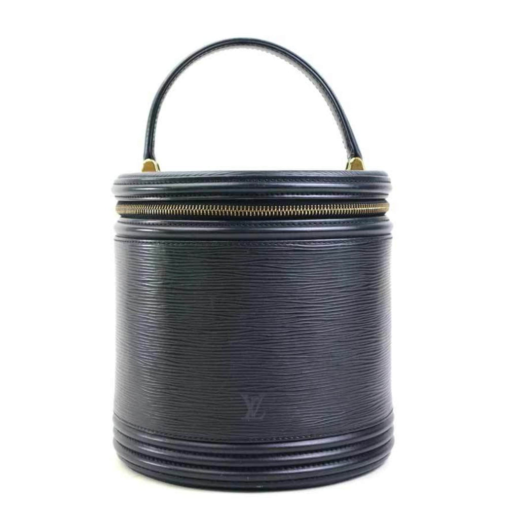 Louis Vuitton Noir Epi Leather Handbag