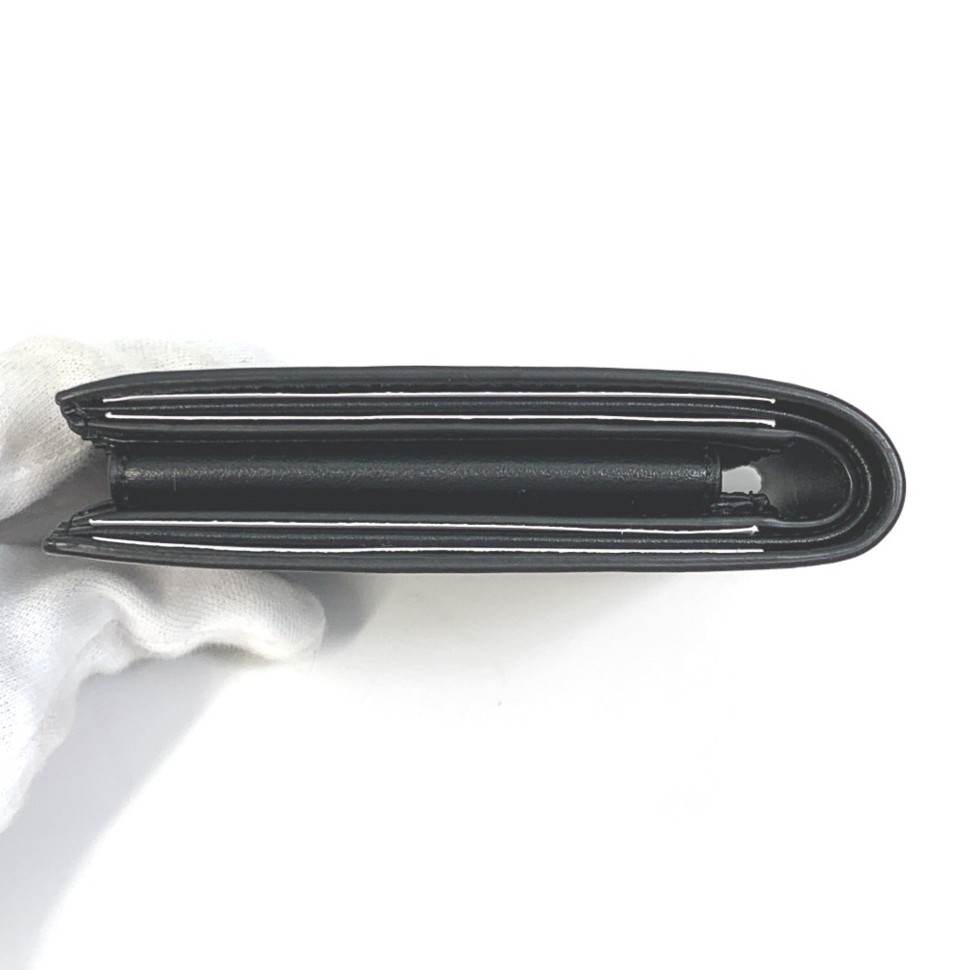 Celine Black Leather Wallet (Bi-Fold)