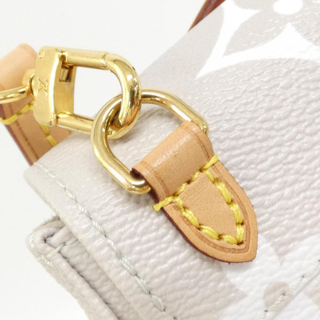 Louis Vuitton Beige White Coated Canvas Backpack