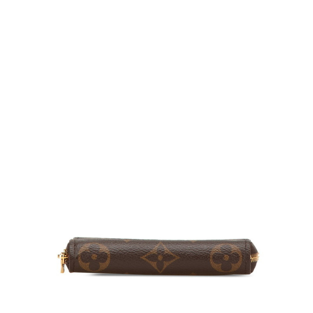 Louis Vuitton Brown Pvc Leather Coin Purse/Coin Case