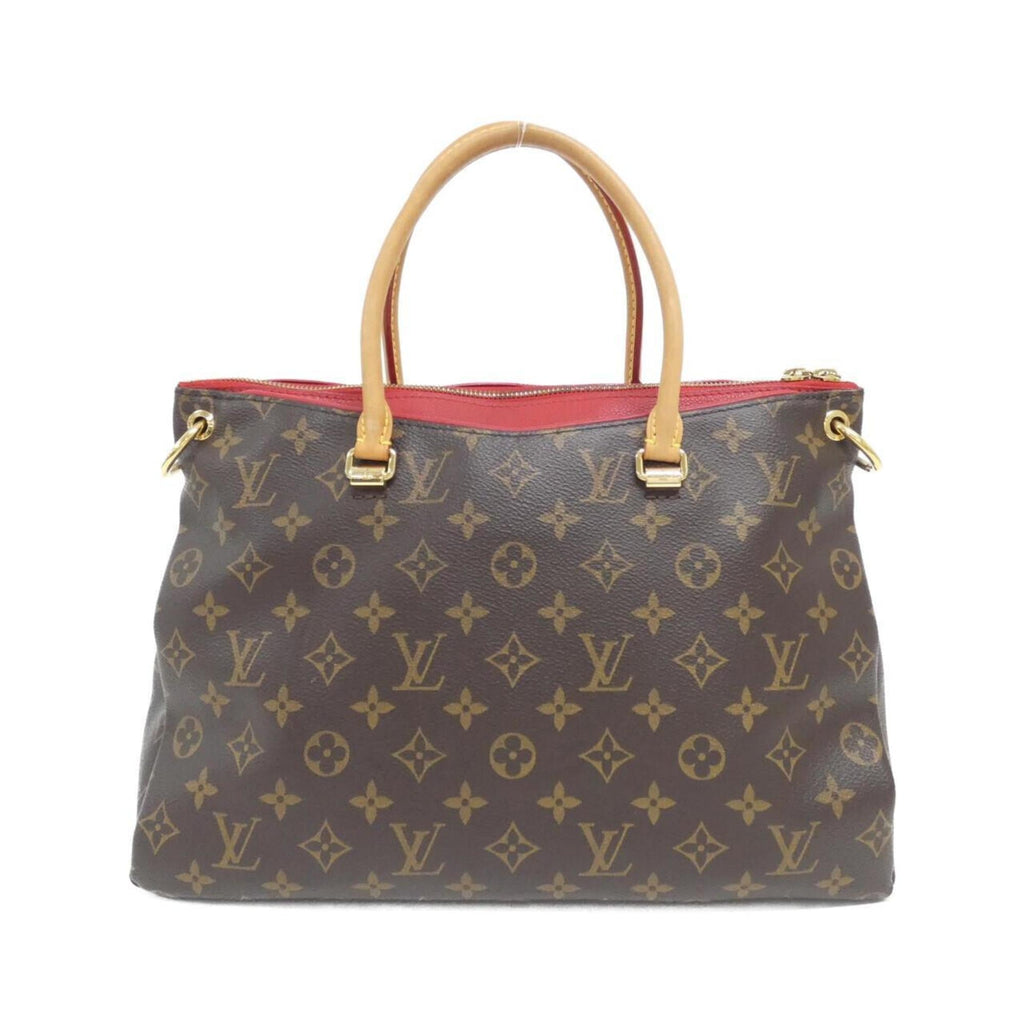 Louis Vuitton Cerise Marron Coated Canvas Handbag