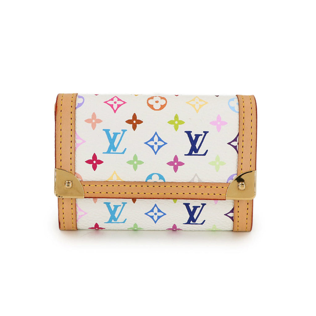 Louis Vuitton Blanc Monogram Multicolore Coin Purse/Coin Case