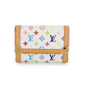Louis Vuitton Blanc Monogram Multicolore Coin Purse/Coin Case
