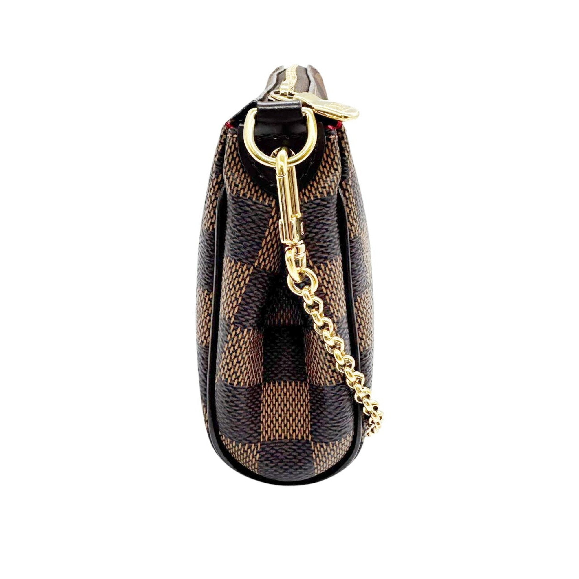 Louis Vuitton Brown Damier Canvas Ebene Damier Canvas Pochette Shoulder Bag
