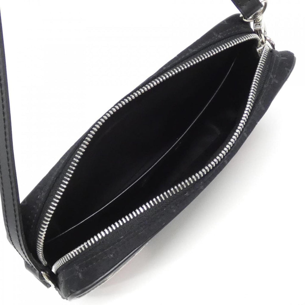 Louis Vuitton Black Satin Pochette Pouch