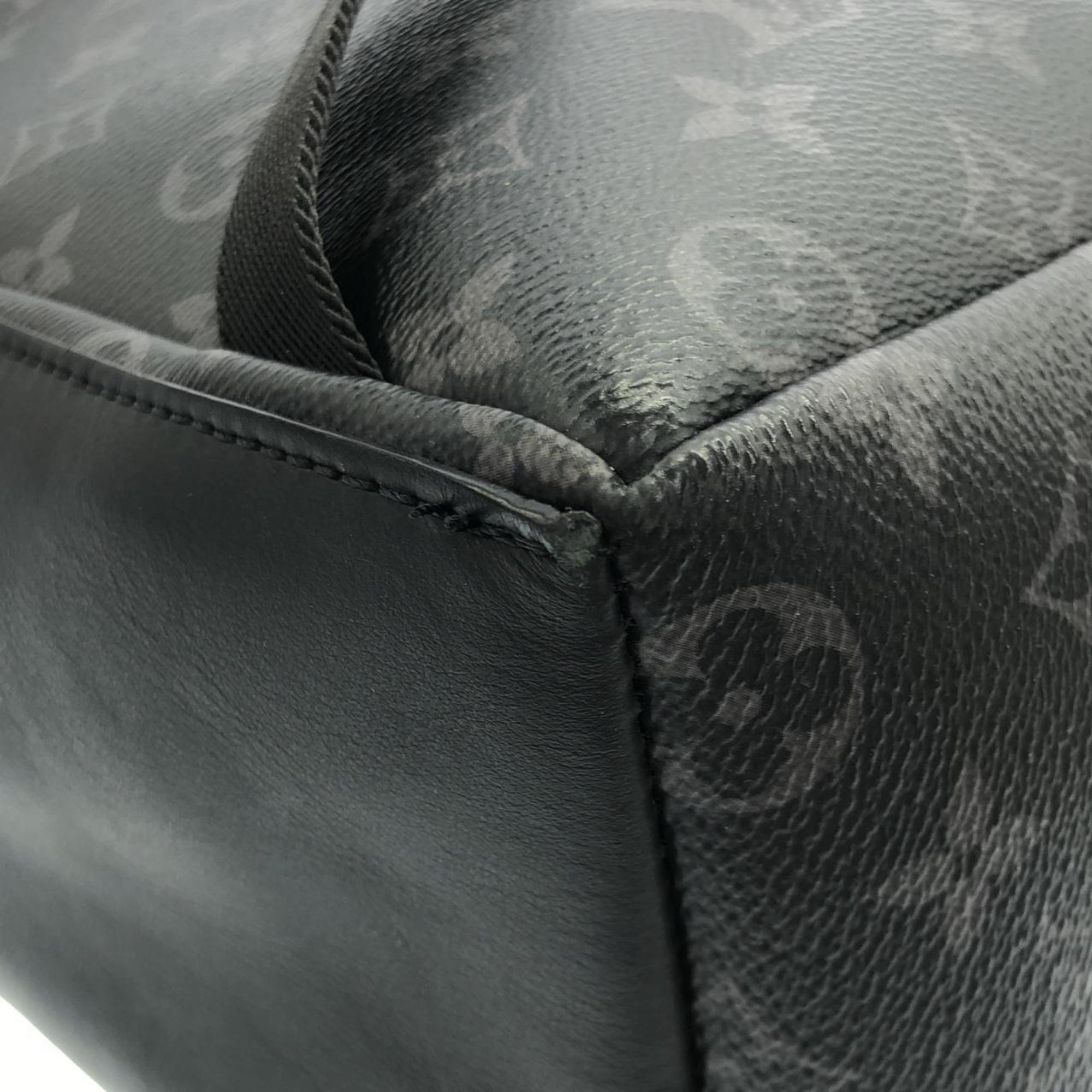 Louis Vuitton Black Coated Canvas Backpack
