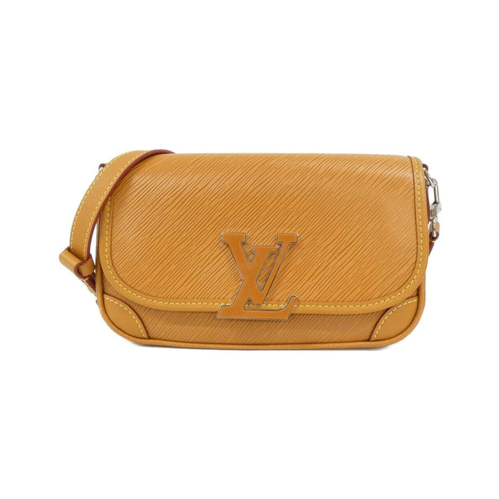 Louis Vuitton Gold Brown Gold Orange Leather Shoulder Bag