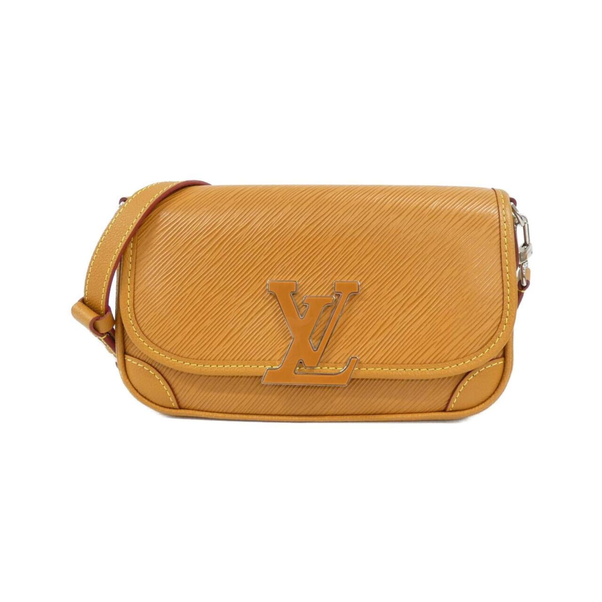 Louis Vuitton Gold Brown Gold Orange Leather Shoulder Bag