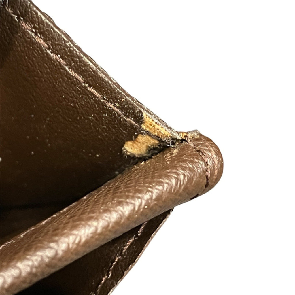 Louis Vuitton Brown Pvc Coin Purse/Coin Case