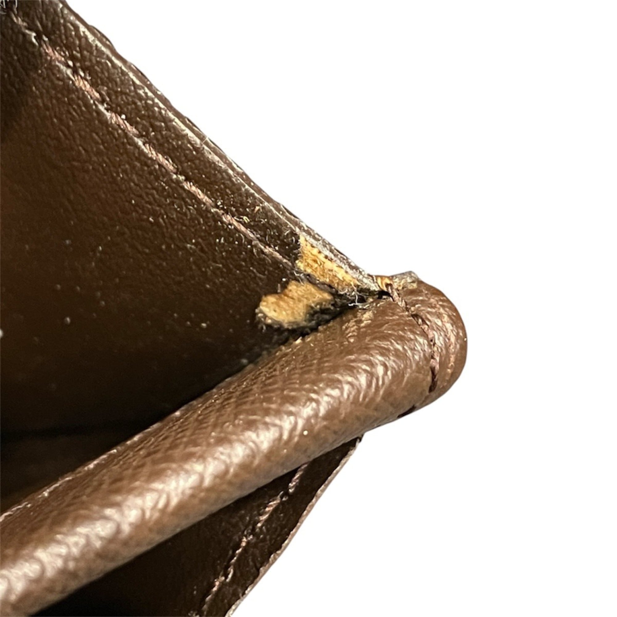 Louis Vuitton Brown Pvc Coin Purse/Coin Case