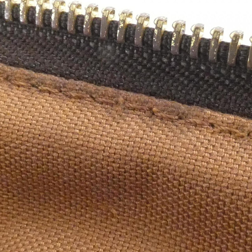 Louis Vuitton Marron Coated Canvas Handbag