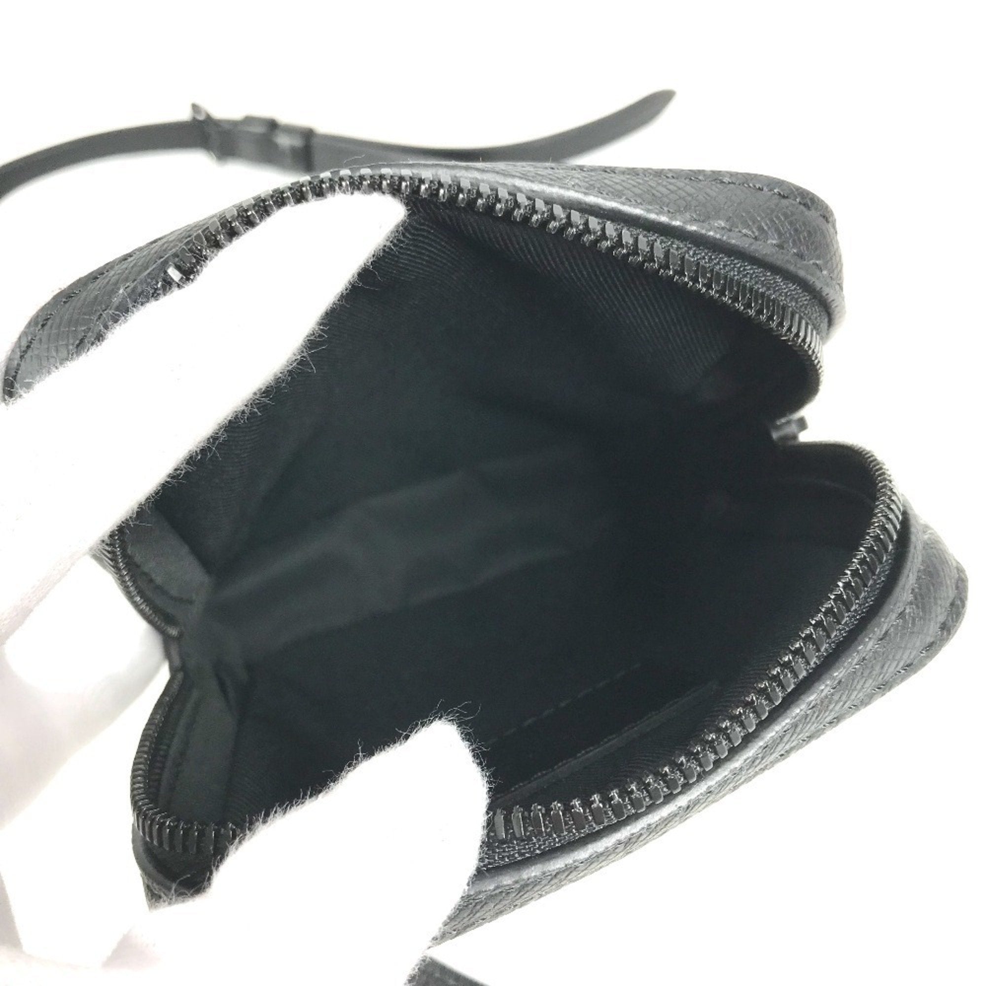 Louis Vuitton Black Multi-Color Taiga Leather Pochette Shoulder Bag