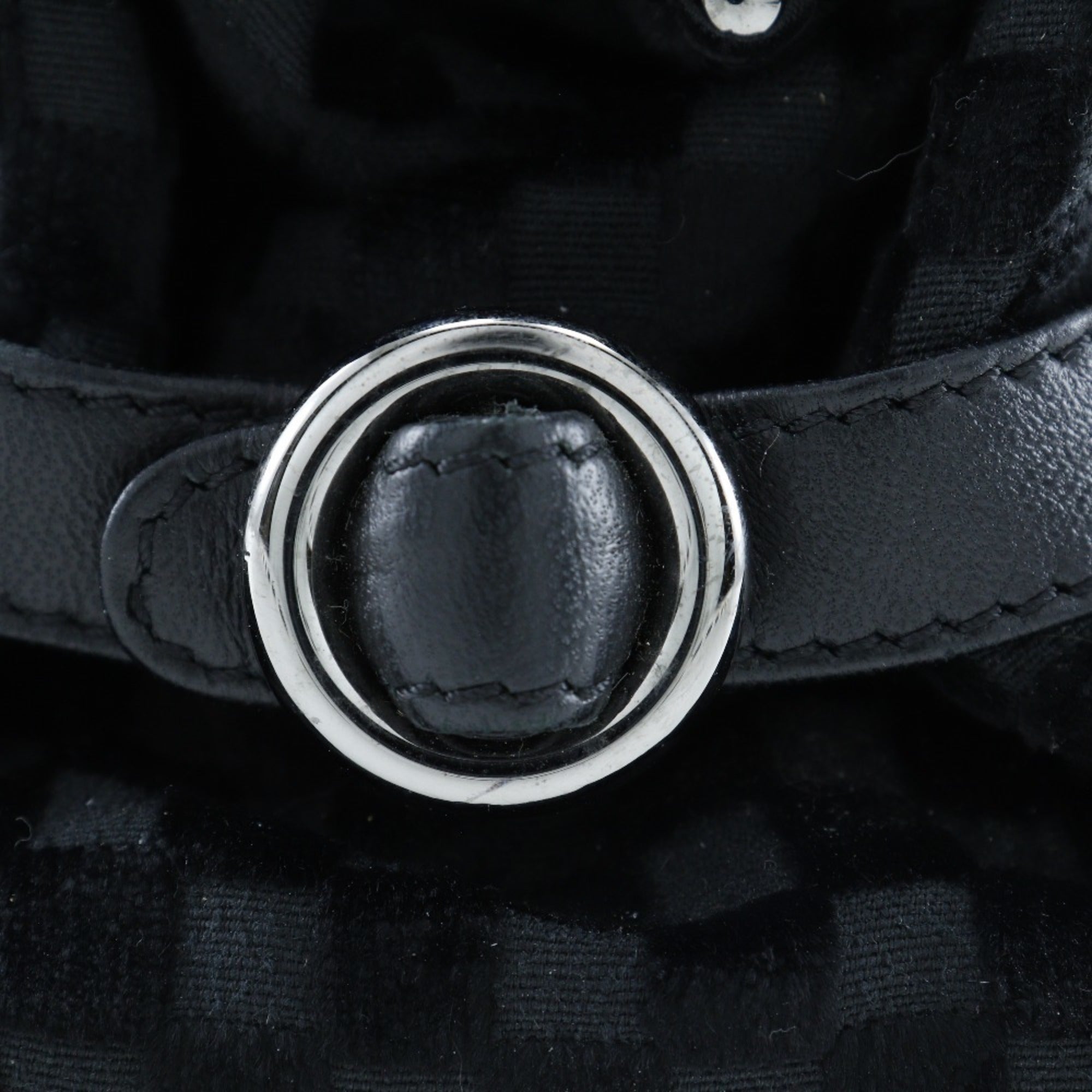 Chanel Black Leather Shoulder Bag