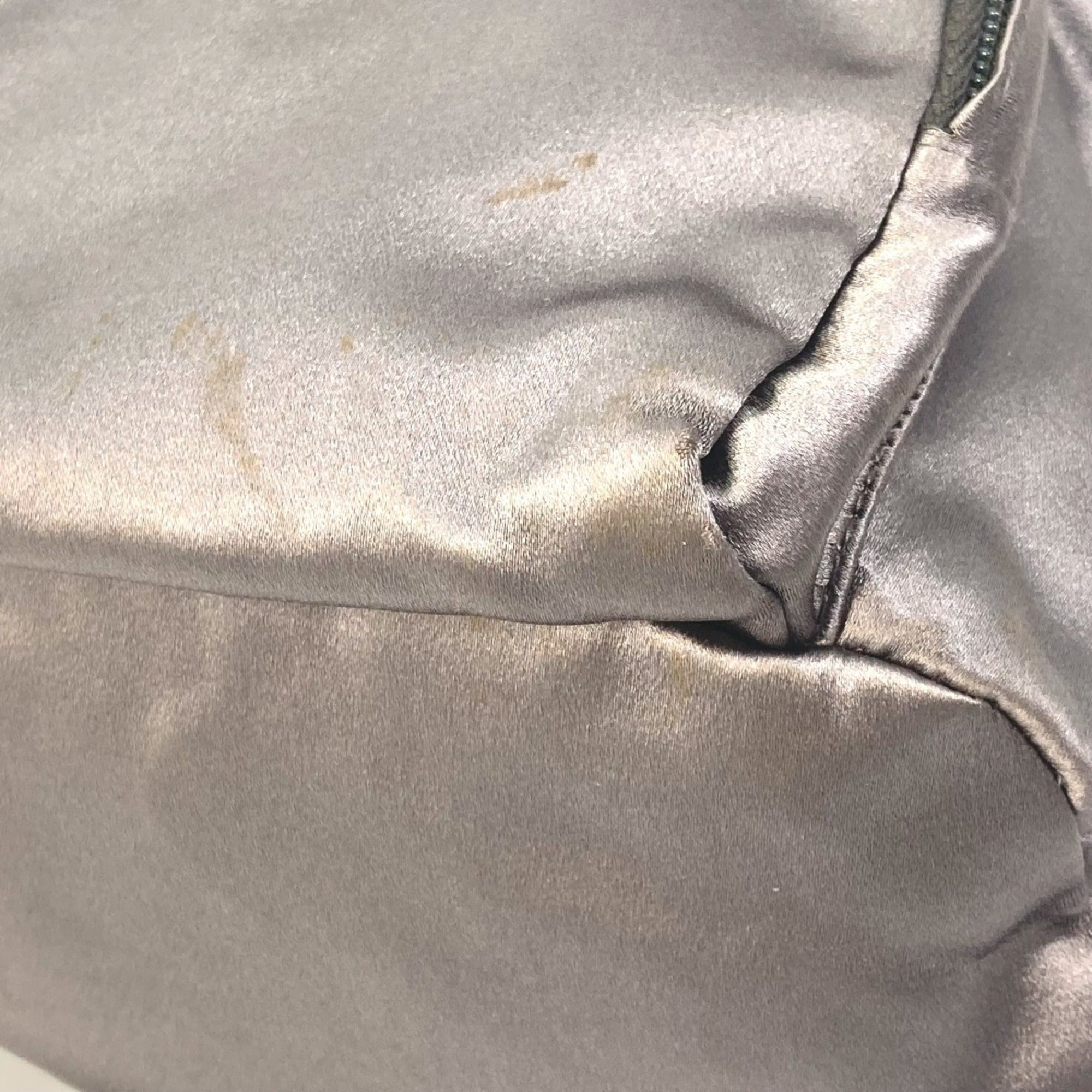 Prada Brown Satin Backpack