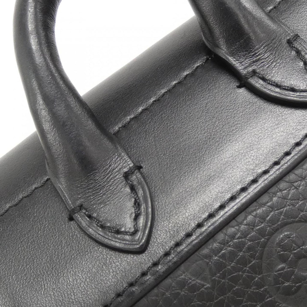 Louis Vuitton Black Leather Shoulder Bag
