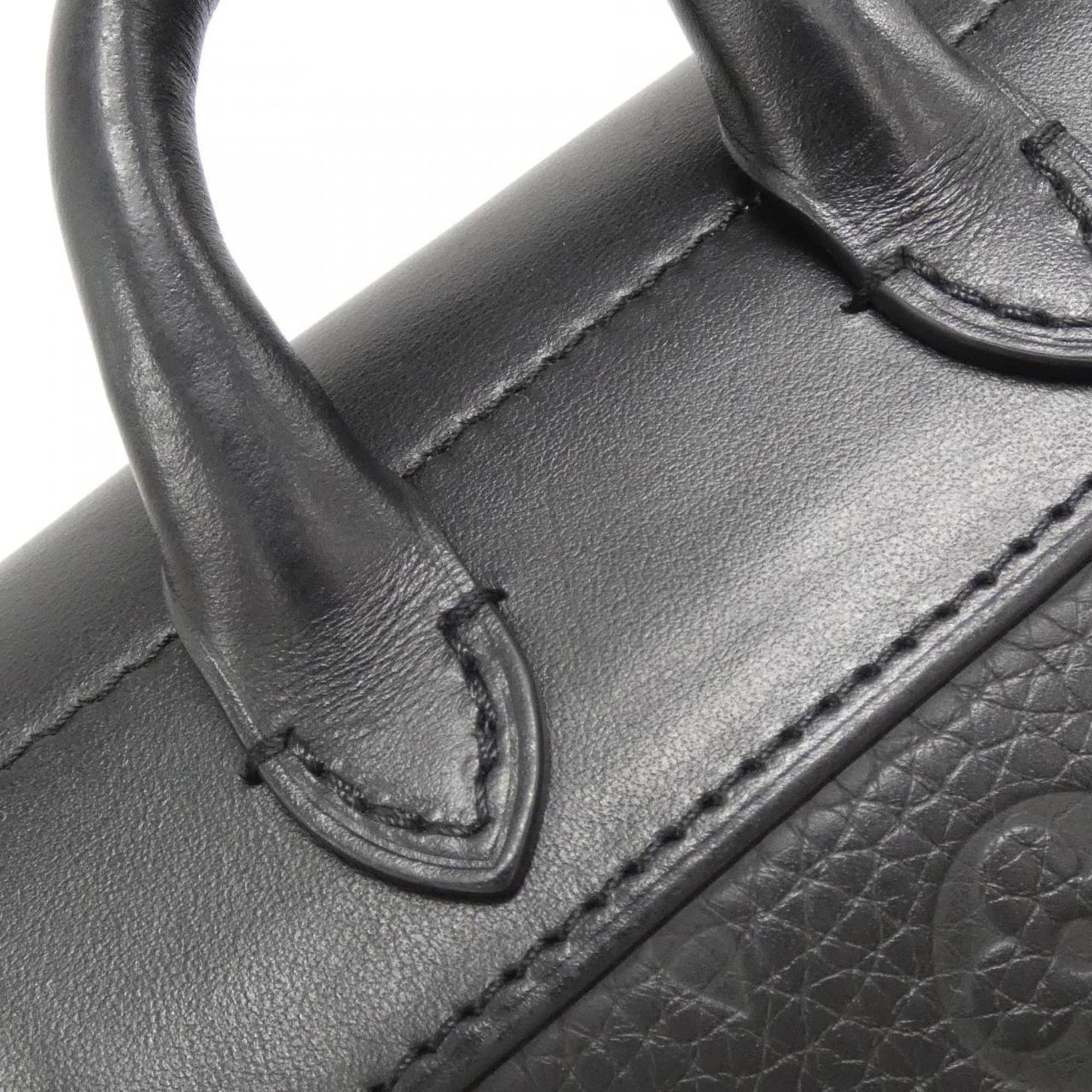Louis Vuitton Black Leather Shoulder Bag