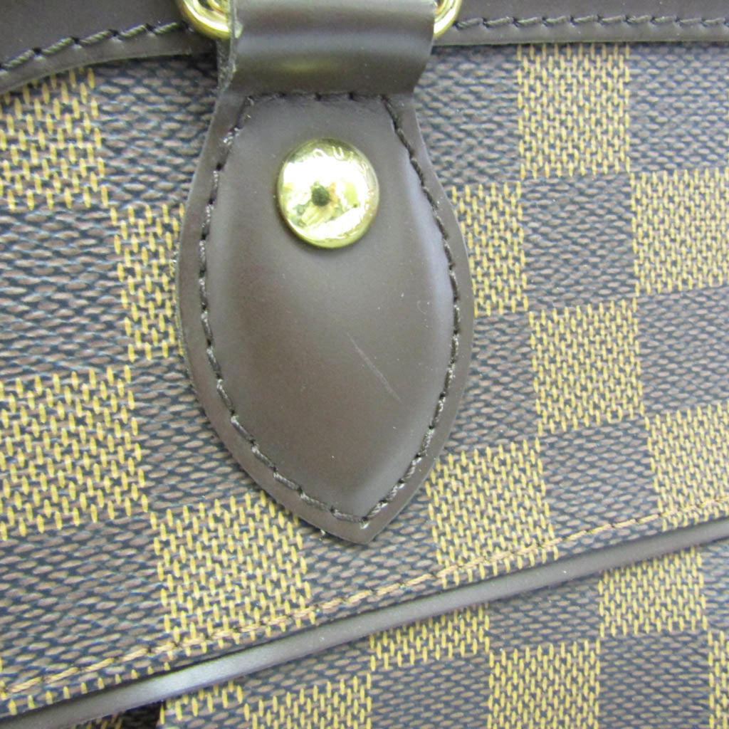 Louis Vuitton Damier Ebene Damier Canvas Handbag Shoulder Bag