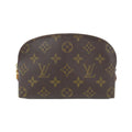 Louis Vuitton Marron Coated Canvas Pochette Pouch