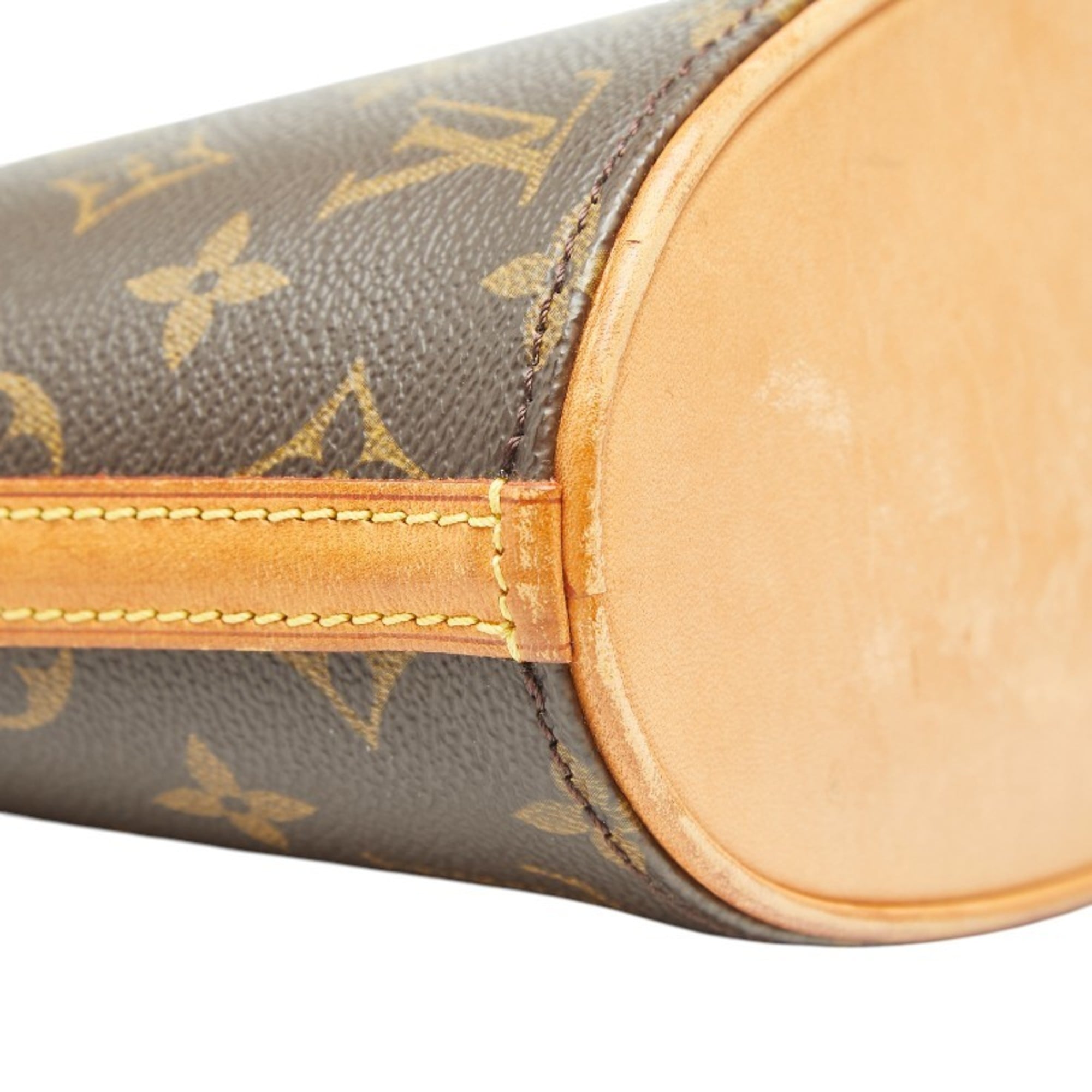 Louis Vuitton Brown Pvc Leather Shoulder Bag