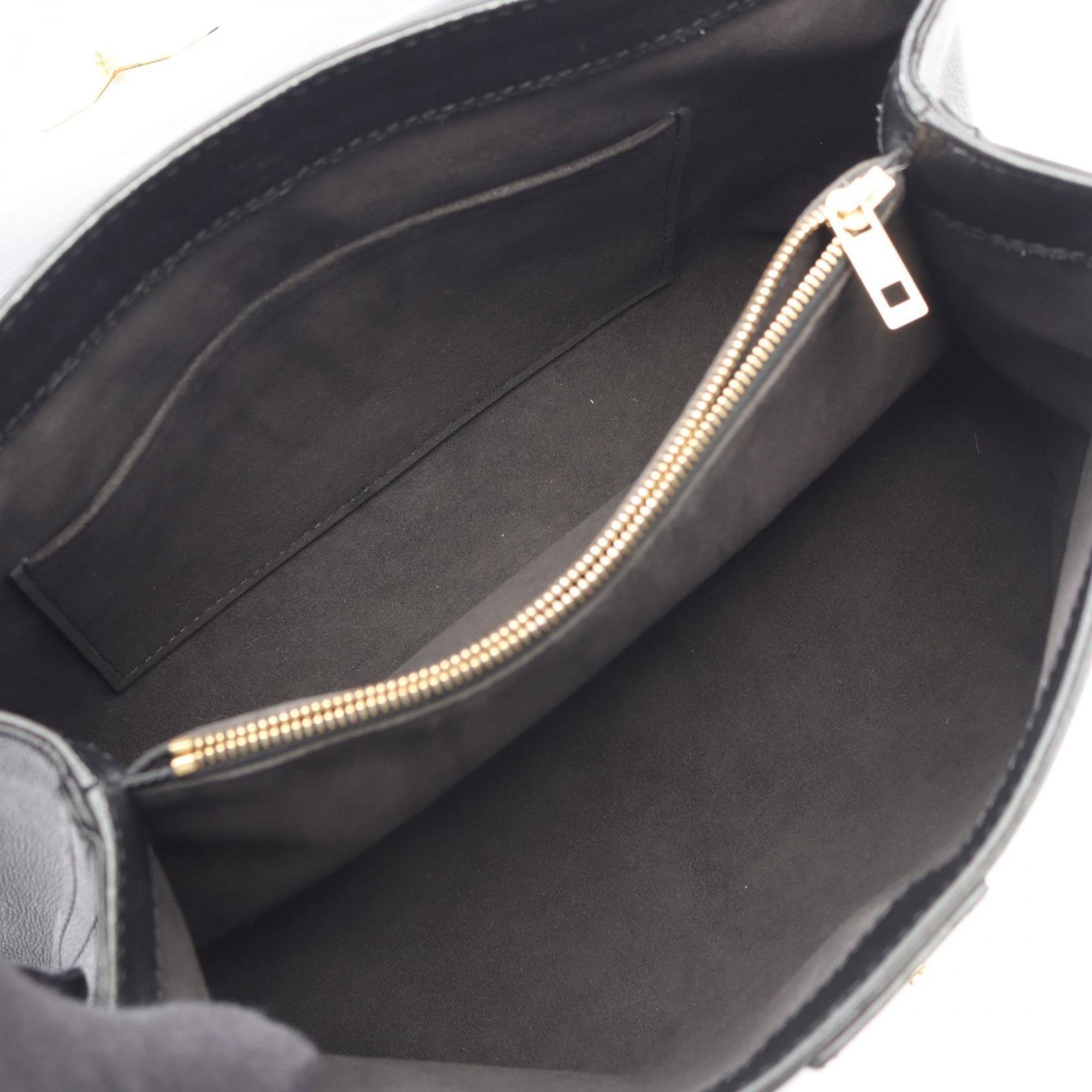 Louis Vuitton Black Leather Handbag