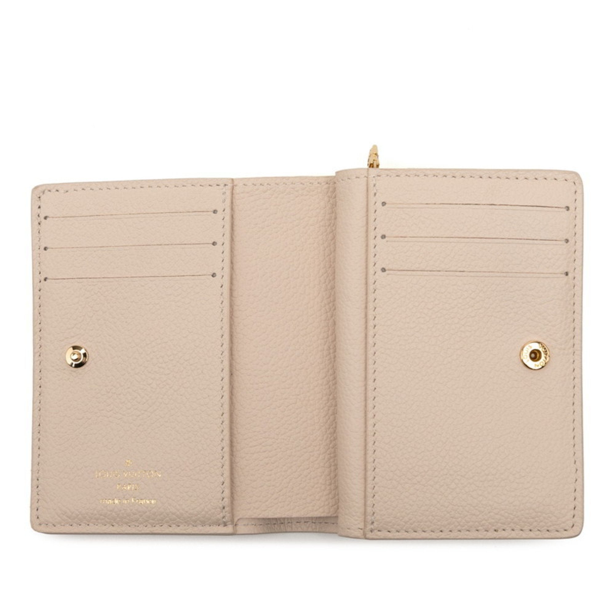 Louis Vuitton Beige Leather Wallet
