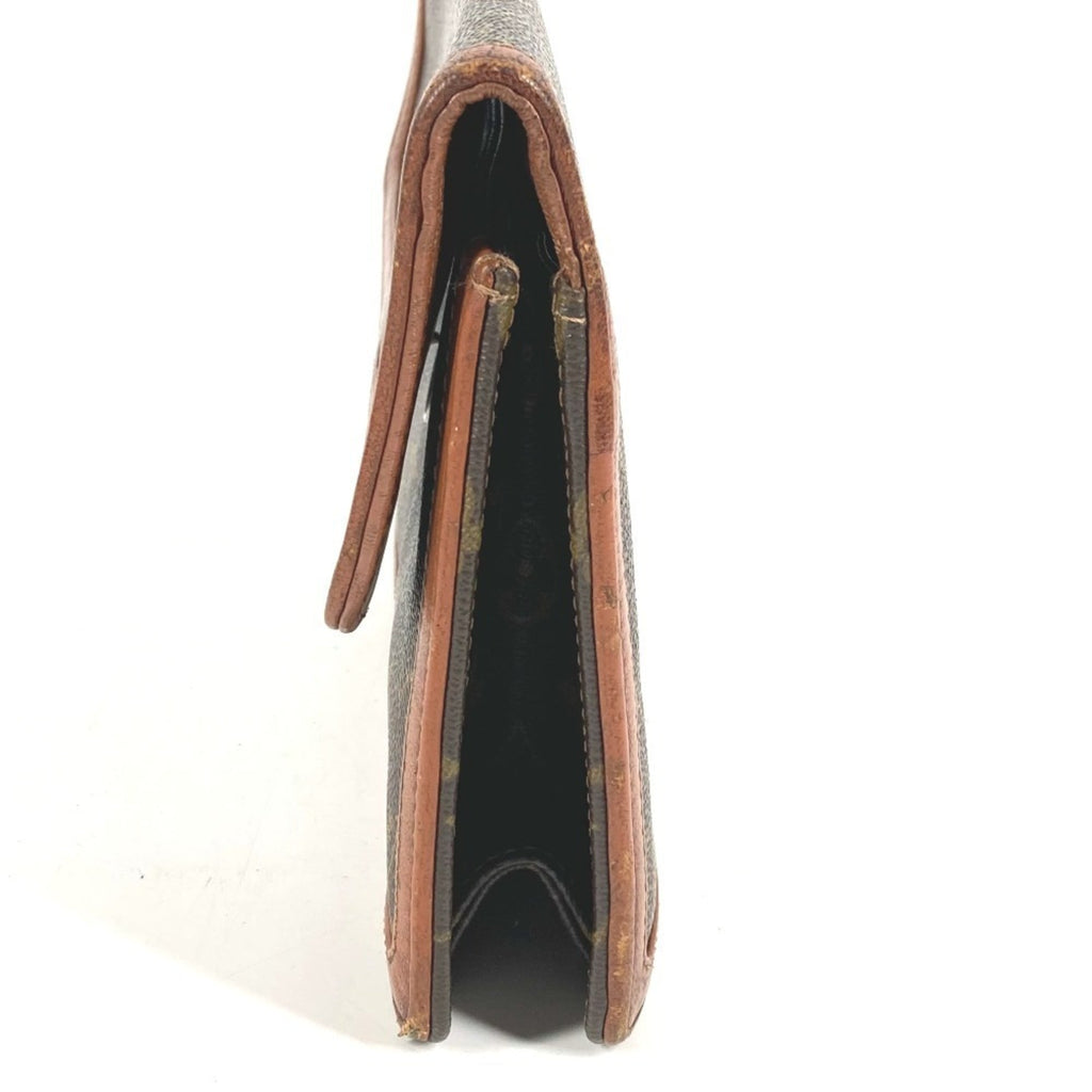 Louis Vuitton Brown Monogram Canvas Clutch Bag Pochette Pouch