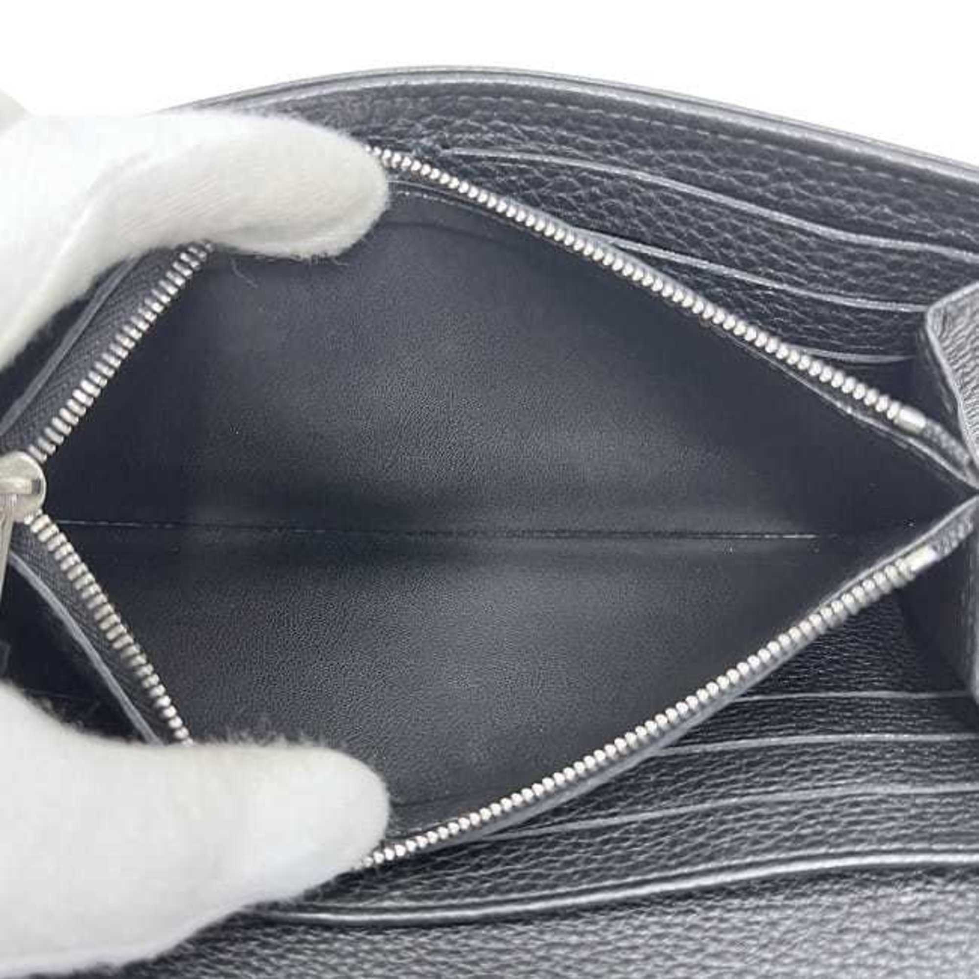 Louis Vuitton Black Monogram Noir Mahina Leather Long Wallet