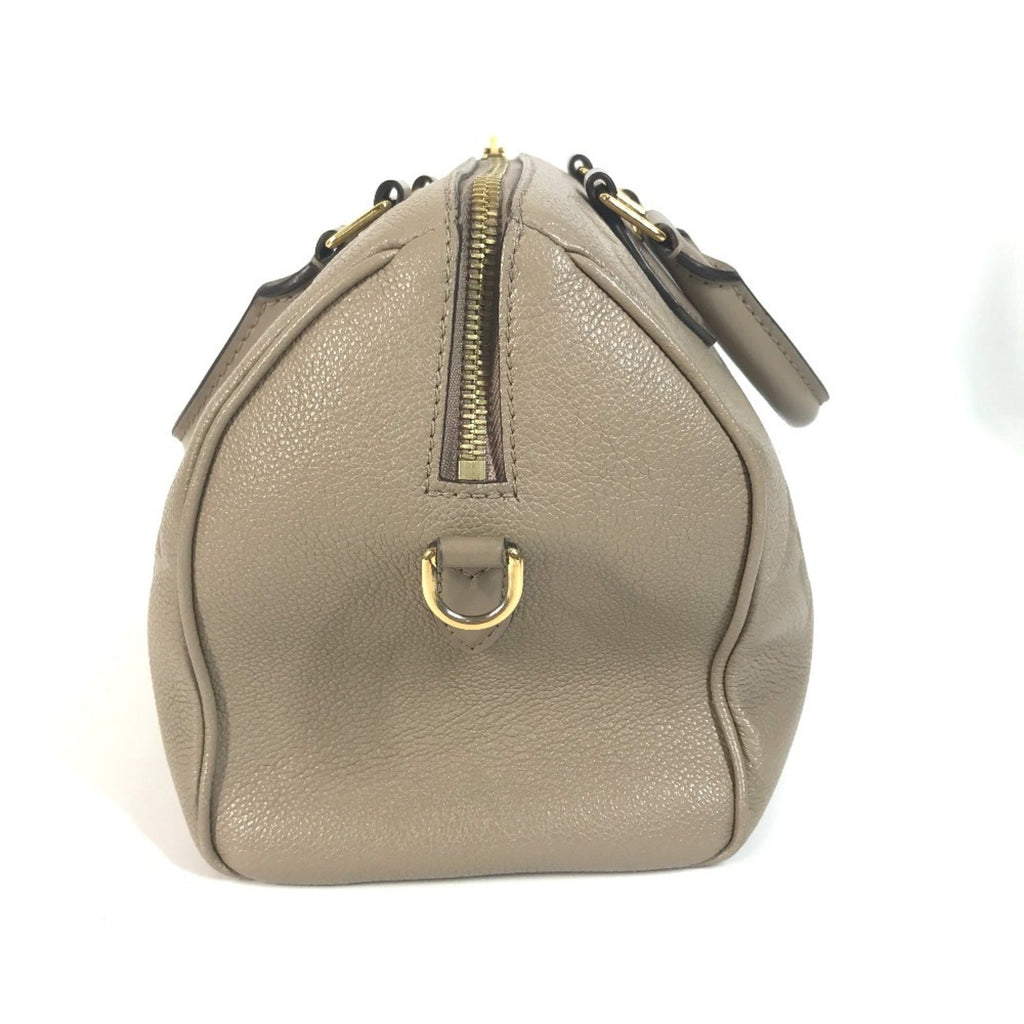 Louis Vuitton Beige Tourterelle Monogram Empreinte Boston Bag Handbag Shoulder Bag