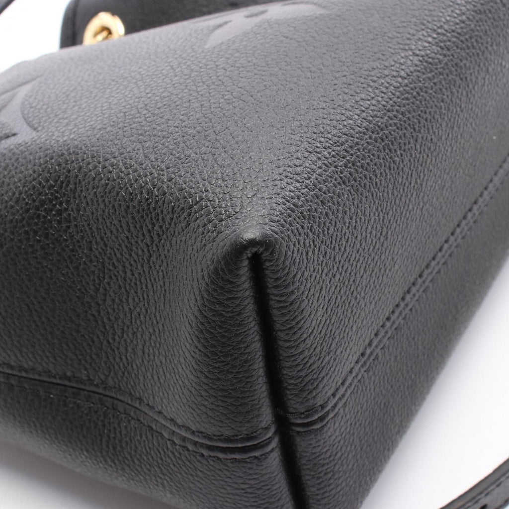 Louis Vuitton Black Noir Monogram Empreinte Handbag