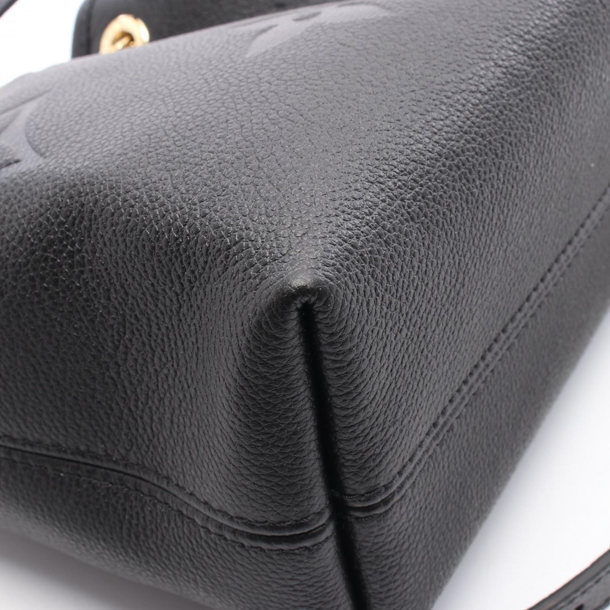 Louis Vuitton Black Noir Monogram Empreinte Handbag