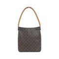 Louis Vuitton Marron Coated Canvas Shoulder Bag