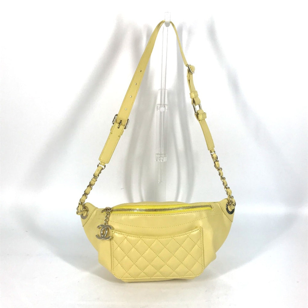 Chanel Yellow Leather Other