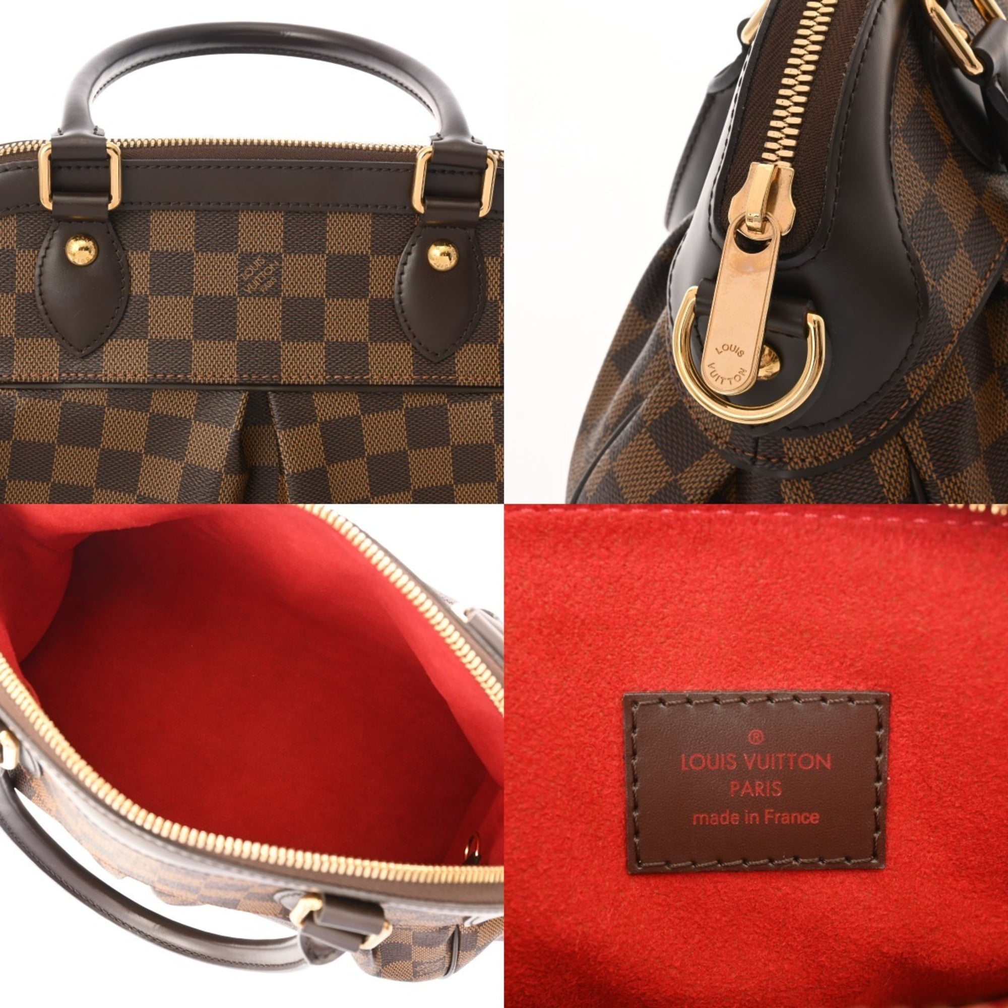 Louis Vuitton Brown Damier Canvas Handbag